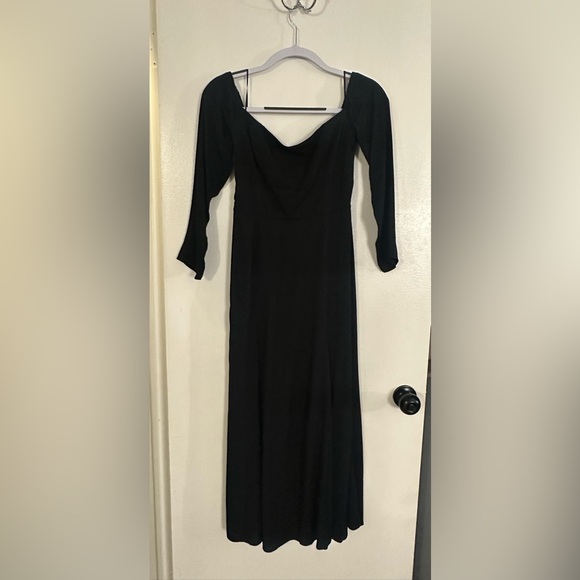 Reformation Ballari dress - size 4 - black - Picture 2 of 8